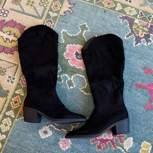 Black suede Women's Boots